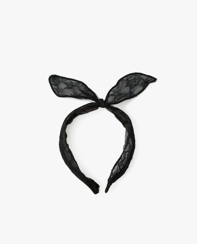  CECI - Băng đô nữ vải lưới thắt nơ nữ tính 