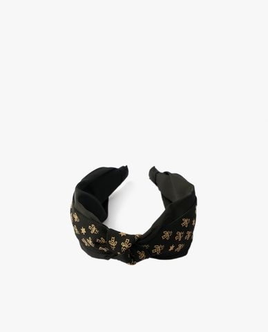  CECI - Băng đô vải nữ thắt nút in họa tiết thời trang 