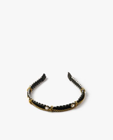  CECI - Băng đô vải nữ phối mắc xích cá tính 