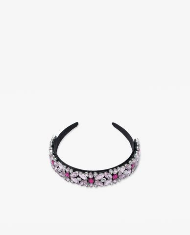  CECI - Băng đô cài tóc nữ bản dày đính đá thời trang 