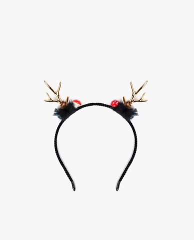  CECI - Băng đô cài tóc nữ phối sừng tuần lộc dễ thương 