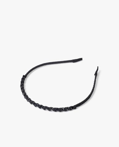  CECI - Băng đô cài tóc bản nhỏ xoắn dây sang trọng 