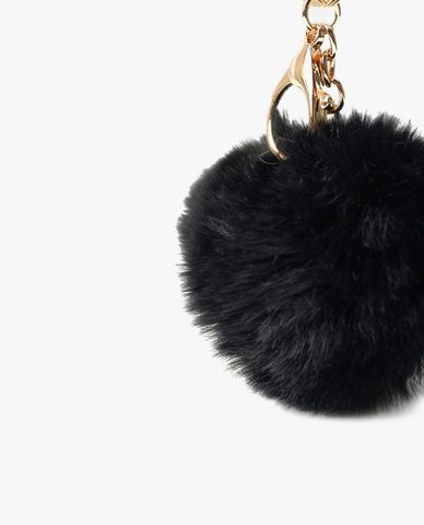  CECI - Móc khóa nữ hình cục bông tròn đơn giản 