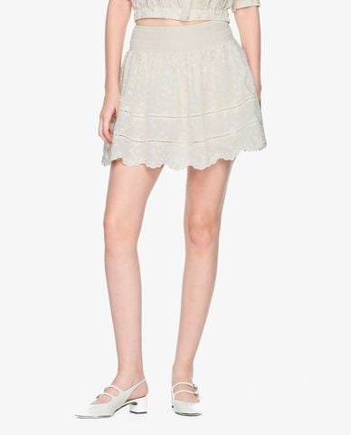  GIGI - Chân váy chữ A mini lưng thun trẻ trung 