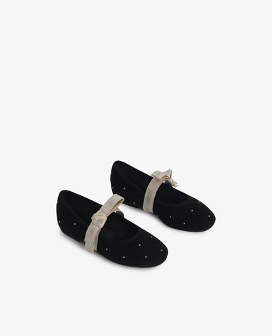  PEDRO - Giày đế bệt bé gái Glitter Ballerina 