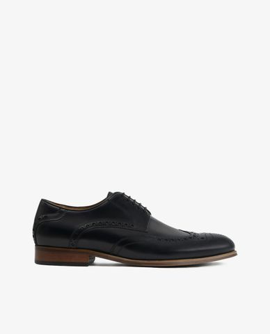  PEDRO - Giày tây nam mũi nhọn Leather Brogues 