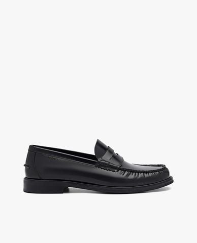  PEDRO - Giày lười nam mũi tròn Leather Penny Loafers 