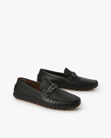  PEDRO - Giày lười nam mũi tròn Metal Bit 