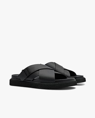  PEDRO - Dép nam quai chéo bản rộng Dennis Cross 