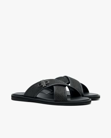  PEDRO - Dép nam quai chéo bản rộng Icon Cross 