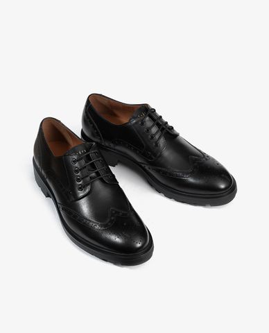  PEDRO - Giày tây nam phối dây buộc Suede Derby 