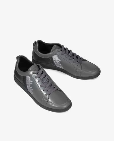  PEDRO - Giày sneaker nam da phối dây buộc Lace Up 