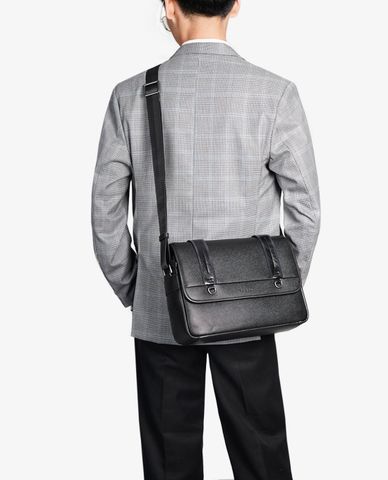  PEDRO - Túi đeo chéo nam nắp gập Casual Messenger 