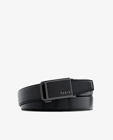  PEDRO - Thắt lưng nam da bảng vừa Leather Automatic Buckle 