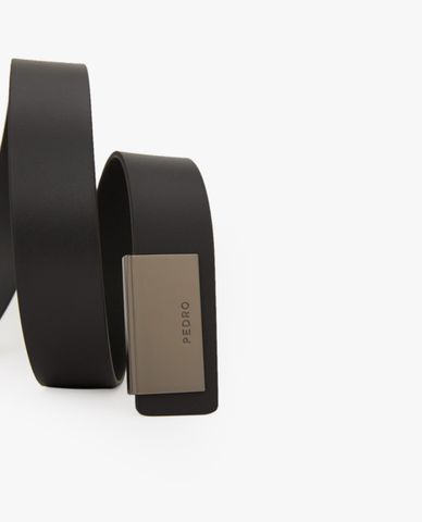  PEDRO - Thắt lưng nam da bản vừa phối khóa kim loại Leather Tang 