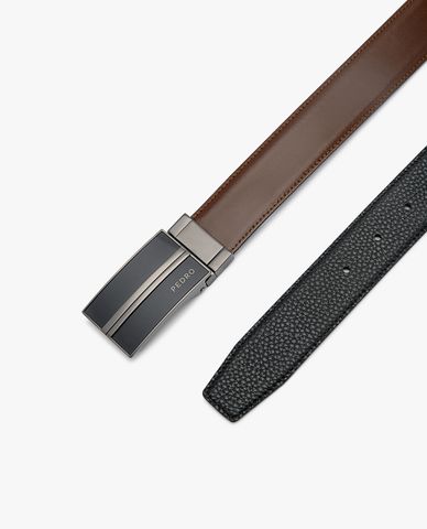  PEDRO - Thắt lưng nam bản vừa Leather Reversible Tang 