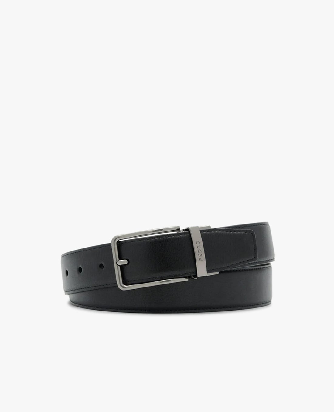 PEDRO - Thắt lưng nam bản vừa Embossed Leather Reversible