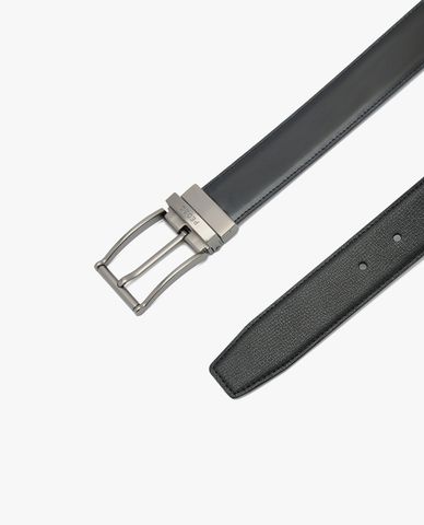  PEDRO - Thắt lưng nam bản vừa Embossed Leather Reversible Pin 