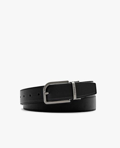  PEDRO - Thắt lưng nam bản vừa Embossed Leather Reversible Pin 