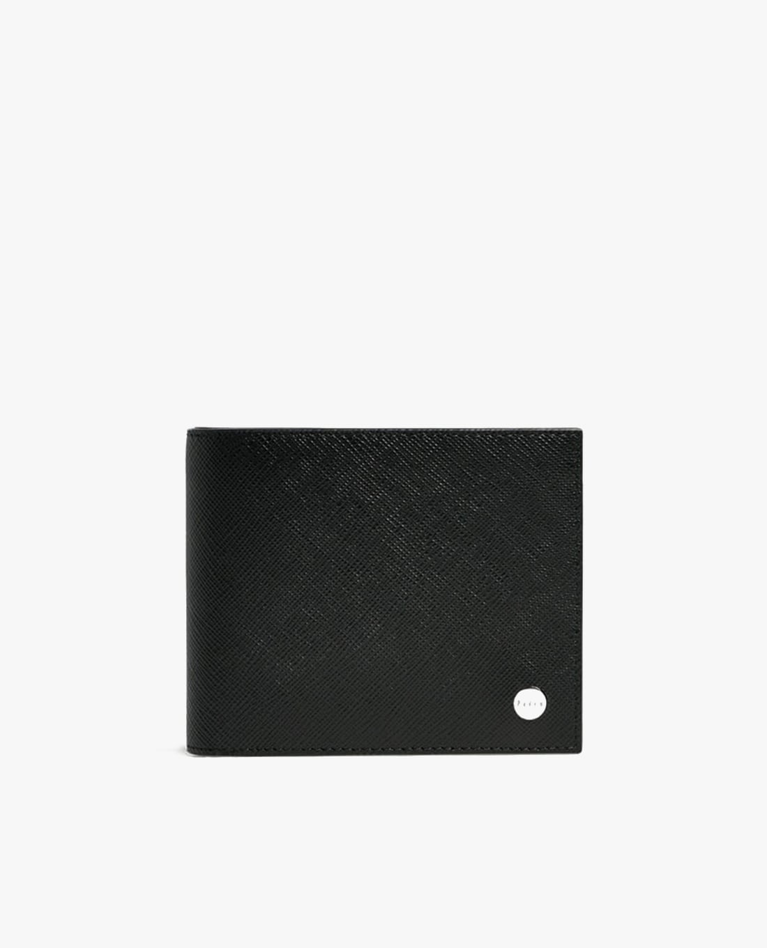 PEDRO - Ví nam dáng ngắn Embossed Leather Bi Fold