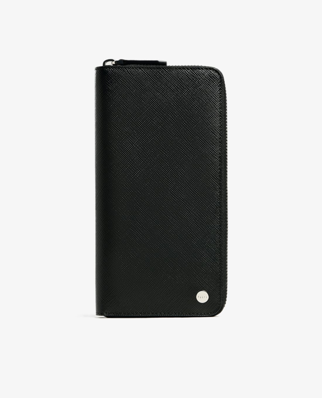 PEDRO - Ví nam dáng dài Embossed Leather Zip Around