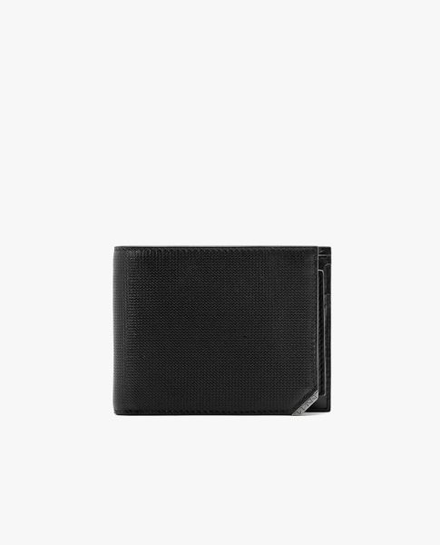  PEDRO - Ví nam dáng ngắn Leather Bi-Fold in Pixel 