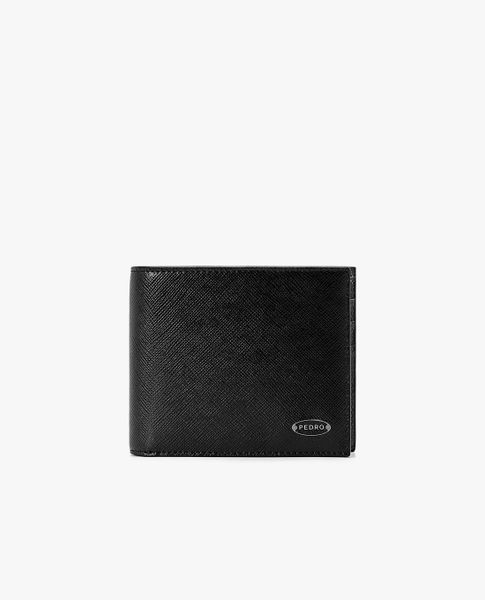  PEDRO - Ví nam dáng ngắn Saffiano Leather 