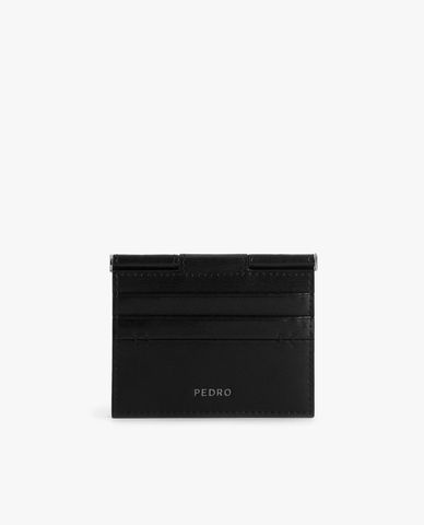  PEDRO - Ví nam đựng thẻ Textured Leather Flat 