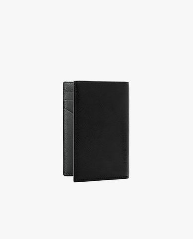  PEDRO - Ví đựng thẻ nam dáng gập Embossed Leather 