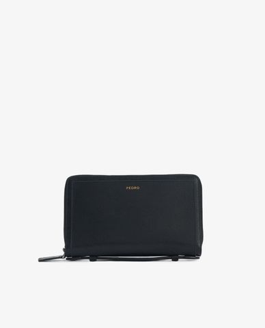  PEDRO - Ví nam cầm tay dáng dài Textured Leather Travel Organiser 