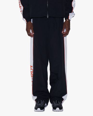  NERDY - Quần dài unisex ống rộng lưng thun Line Woven 