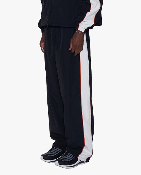  NERDY - Quần dài unisex ống rộng lưng thun Line Woven 
