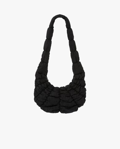  NERDY - Túi đeo vai nữ hình bán nguyệt Pleats Ribbon 2Way 