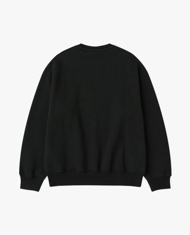  NERDY - Áo sweatshirt nam cổ tròn tay dài Varisty Logo Brushed 