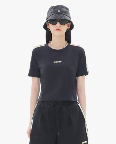  NERDY - Áo croptop nữ tay ngắn NY 