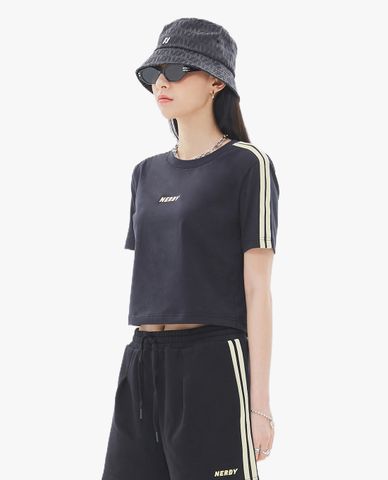  NERDY - Áo croptop nữ tay ngắn NY 