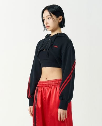  NERDY - Áo khoác croptop nữ Bolero Zip-Up 