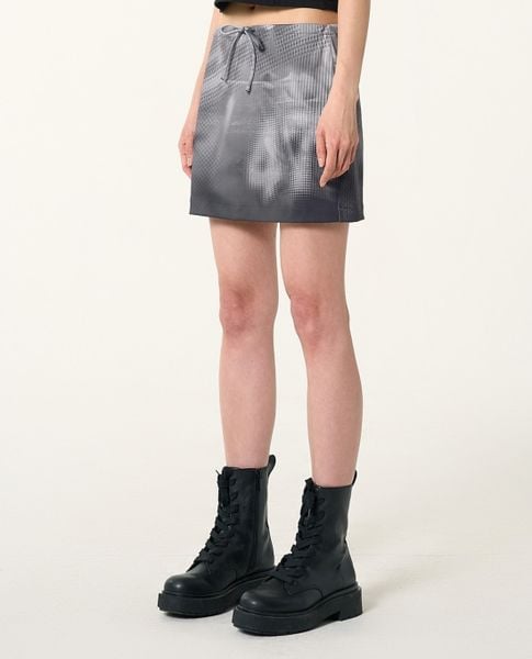  NERDY - Chân váy mini lưng thun Fog 