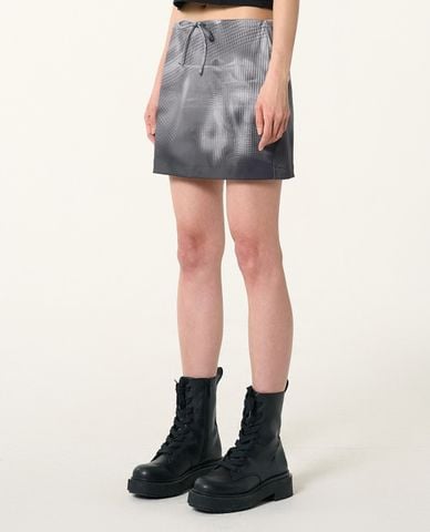 NERDY - Chân váy mini lưng thun Fog 