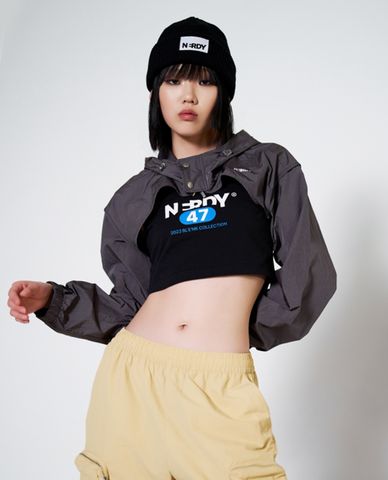  NERDY - Áo ba lỗ nữ cổ tròn Blenk Logo 