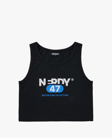  NERDY - Áo ba lỗ nữ cổ tròn Blenk Logo 