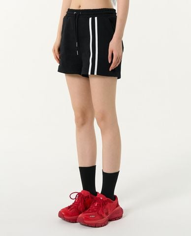  NERDY - Quần shorts ngắn nữ lưng thun Vertical Line 
