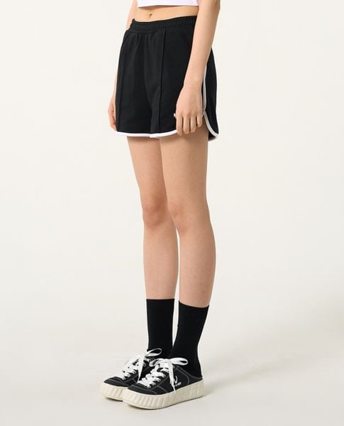  NERDY - Quần shorts ngắn nữ lưng thun Blenk Logo Dolphin 