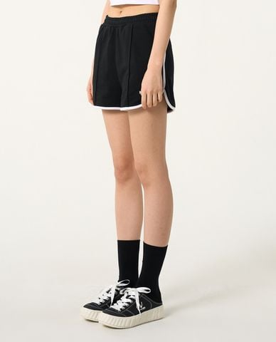  NERDY - Quần shorts ngắn nữ lưng thun Blenk Logo Dolphin 