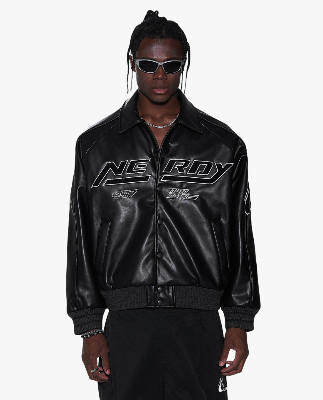 NERDY - Áo khoác thể thao unisex Eco Leather Racing