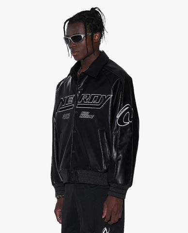  NERDY - Áo khoác thể thao unisex Eco Leather Racing 