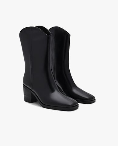  PEDRO - Giày boots cao gót nữ cổ cao Hale Leather 