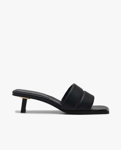  PEDRO - Giày mules cao gót nữ mũi vuông 