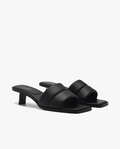  PEDRO - Giày mules cao gót nữ mũi vuông 