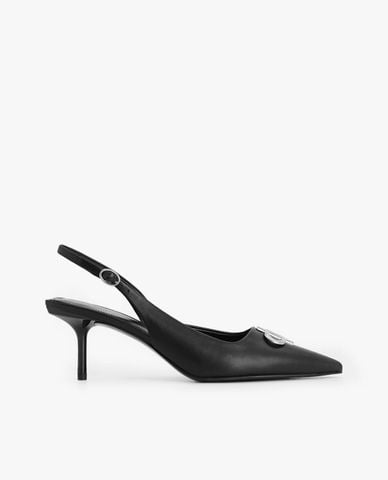  PEDRO - Giày cao gót nữ bít mũi Icon Leather Pointed 